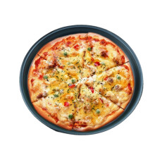 1Stk Pizza Backblech Schwarz Antihaft Pizzablech Quicheform Zum Backen