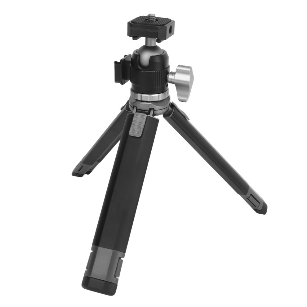 Adjustable Aluminum Camera Tripod With 1/4In Screw & Cold Shoe, 8Kg Max 7901388147420