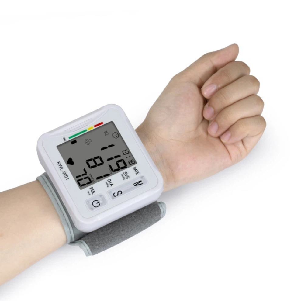 Automatic Blood Pressure Monitor With Portable Case Irregular Heartbeat Bp And Adjust