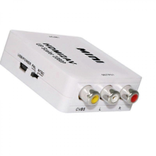 SQCLV hdmi to av audio and video converter set-top box to old TV HD HDMI2AV converter