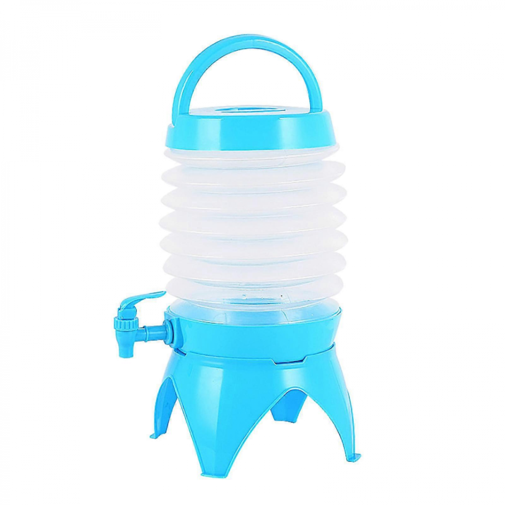1Pc Outdoor Folding Bucket Camping Telescopic Car Storage Bucket With Faucet 6083684847967