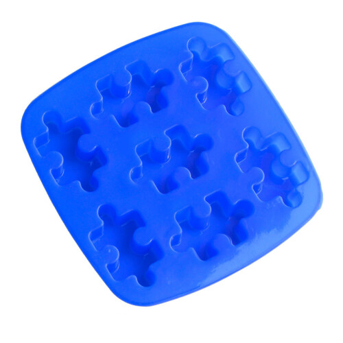Blue Silicone Chocolate Molds for DIY Candy Cake Baking Oven Safe