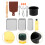 1Set Mini Haus Backmodelle, Robuste Kunststoff- Und Holz Accessoires 4
