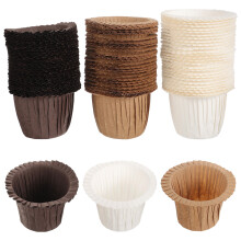 90St Non-Stick Bakvormpjes Papier Assorti Kleuren Voor Cupcakes