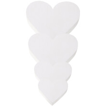 4Stk Schaumstoff Herzförmige Kuchenformen Backzubehör