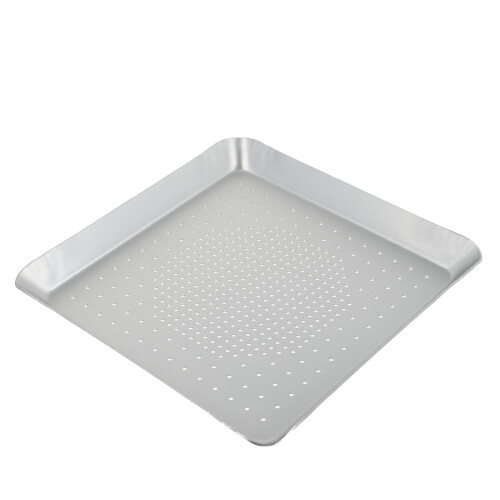 aluminiumlegierungs-pizzablech, backwerkzeug, 1 stück (silber) 2
