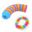 12Pcs Flexible Non-Stick Cake Baking Moulds Assorted Color Set 1