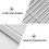 2-teiliges Backformset rechteckig 23x17x2,5 cm mit Gittern, Edelstahl 9
