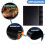 5Stk Barbecue Grillmatte Teflon Glasfaser Hitzeresistent Schwarz 4