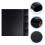 5Stk Barbecue Grillmatte Teflon Glasfaser Hitzeresistent Schwarz 8