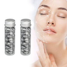 60 capsule di niacinamide per la luminosità della pelle con 2 contenitori per la conservazione