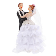 2Stk Cake Party Dekoration, Hochzeitstortenfigur Aus Robustem Harz
