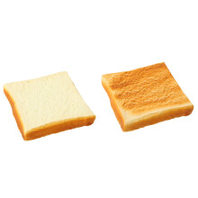 2 Stück Simulierte Brotdekorationen Toastmodell Kreatives Brotmodell