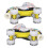 White Graffiti Quad Roller Blades for Indoor Fun 2