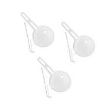 3Stk Küchen-Trichter Haushalts-Trichter Glasur-Trichter Weiß Creme