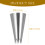 50Stk Spritzbeutel Düsen Set Silber Cake Decorating Tools Für Kuchen 2