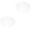 2Pièces Plateaux Présentation Gâteaux Ronds Acrylique Durable 5