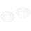 2Pièces Plateaux Présentation Gâteaux Ronds Acrylique Durable 6