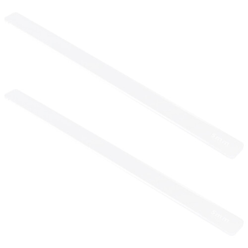 2Pcs French Rolling Pin Sticks Acrylic Ruler For Dough Thickness 1
