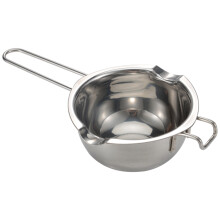 3Pièces Récipients Chauffants Inox Pour Beurre Fromage Argenté