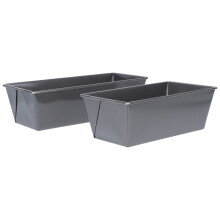 2St Bakvormen Carbon Staal Koffie Voor Toast Cake Non Stick