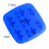 Blue Silicone Chocolate Molds for DIY Candy Cake Baking Oven Safe 2