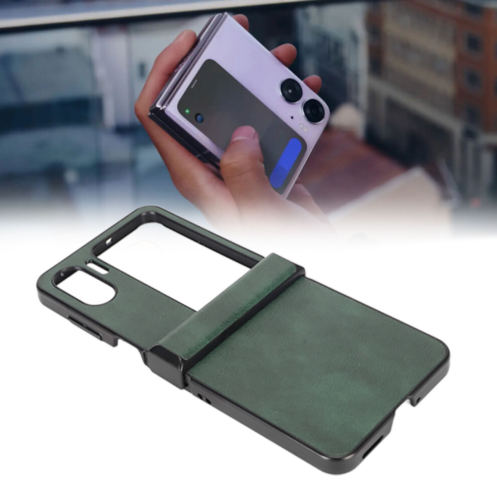Faltbare Grüne Kratzfeste Handytasche Für Oppo Find N2 Flip 9361388149417