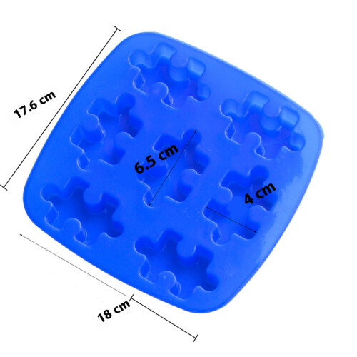 Blue Silicone Chocolate Molds for DIY Candy Cake Baking Oven Safe 2