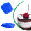 Blue Silicone Chocolate Molds for DIY Candy Cake Baking Oven Safe 5