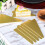 100 Unidades Base De Mousse Triângulo Em Papel Para Cupcake Dourado 3