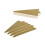 100 Unidades Base De Mousse Triângulo Em Papel Para Cupcake Dourado 8
