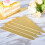 100 Unidades Base De Mousse Triângulo Em Papel Para Cupcake Dourado 11