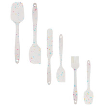 6Pièces Spatules En Silicone Pour Cuisine Couleurs Variées Pratiques
