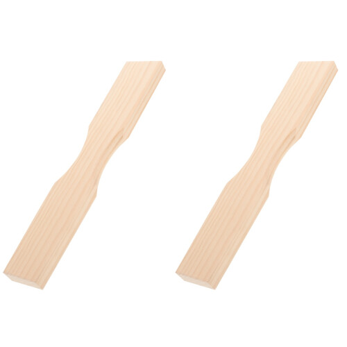 2Pcs Practical Tea Bag Opening Holder Wood Rod Khaki Bag Support 2