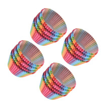 300pcs rainbow cupcake wrappers heat resistant baking cups for parties