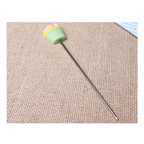 Edelstahl Kuchen Tester Grün Backnadel Durable Baking Tool 1