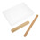 1Set Herbruikbare Nougat Baktools Set Wit Hout En Plastic 11