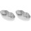 2Pièces Bols Vapeur Inox Multiusage Argenté Compact Et Léger 4