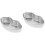 2Pièces Bols Vapeur Inox Multiusage Argenté Compact Et Léger 6