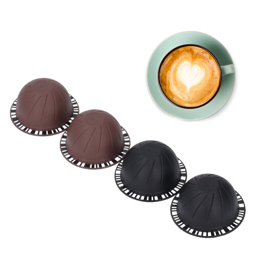 Vertuoline 100 pezzi di coperchi in alluminio, 4 capsule di caffè 1