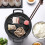1Set Practical Aluminum Grilling Oven Black Indoor Barbecue Tool 3