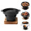 1Set Practical Aluminum Grilling Oven Black Indoor Barbecue Tool 5