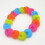 12Pcs Flexible Non-Stick Cake Baking Moulds Assorted Color Set 3