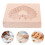 Beige Wooden Cookie Press Stamps Durable Baking Tools 5