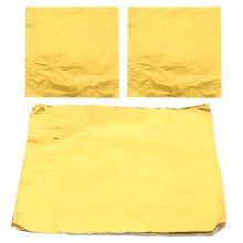 600Pcs Golden Aluminum Foil Candy Wrappers for Chocolates Food Grade