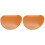 2Pièces Outils Racloir Orange Pour Décoration De Gâteau 2
