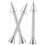 9Pcs Cake Decoration Tools Silver Flower Nail Icing Rose Baking Sticks 9