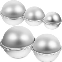 5 Pairs Bath Salt Ball Mold Silicone Molds For Soap Decor