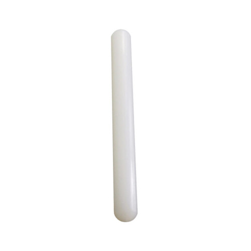 3Pcs Non-Stick Plastic Rolling Pins White for Dough Pizza Baking Use