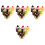 24Pcs Decorative Fake Cakes PVC Material Assorted Color Dessert Models 5